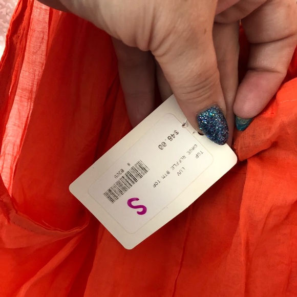 Orange Light Weight Tunic Tank Womens S - Picture 5 of 5